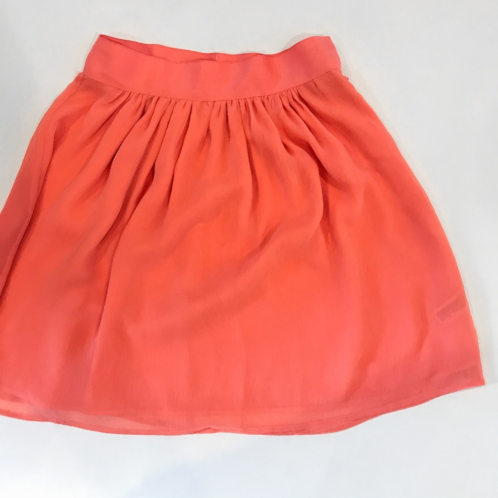 Whispy Pinky- Peach Summer Skirt | S